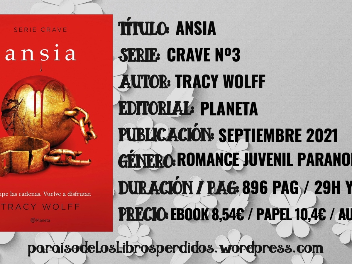 Ansia (crave 3) – Tracy Wolff